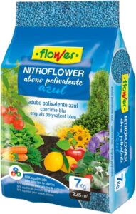 Flower Nitroflower Abono Polivalente, 7 kg, color azul
